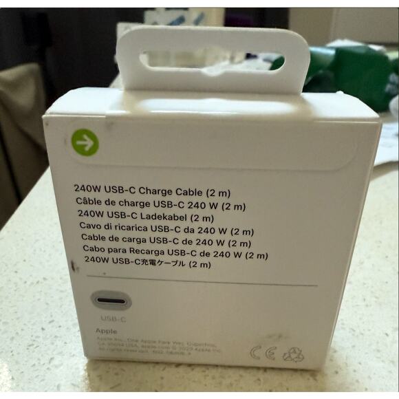 Apple - 240W USB-C Charge Cable (2m) Woven Braided Cable - Picture 2 of 5